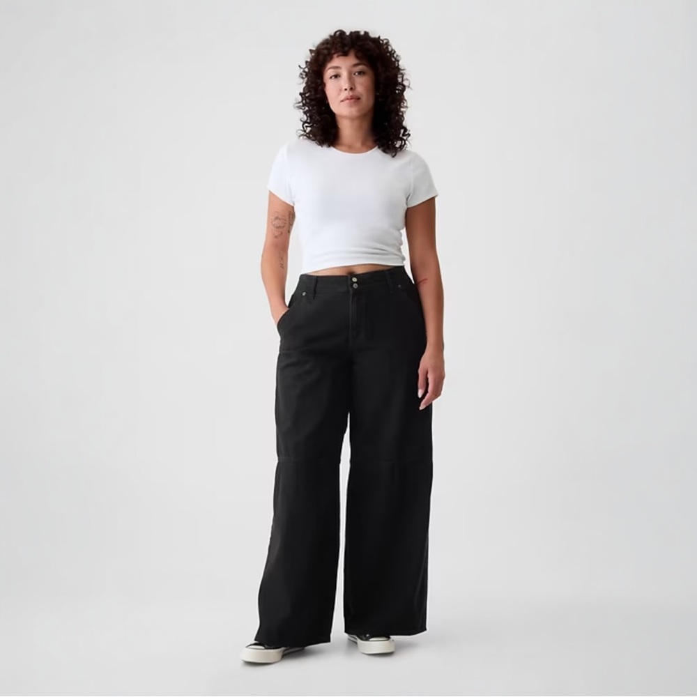 GAP Mid Rise UltraSoft Baggy Jeans NWT 29/8 Regular - Picture 5 of 10